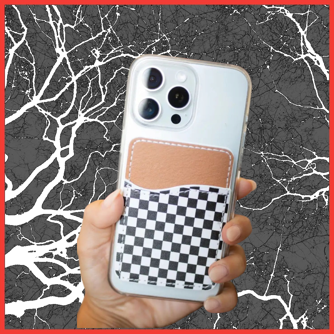 Checkerboard Phone Pocket