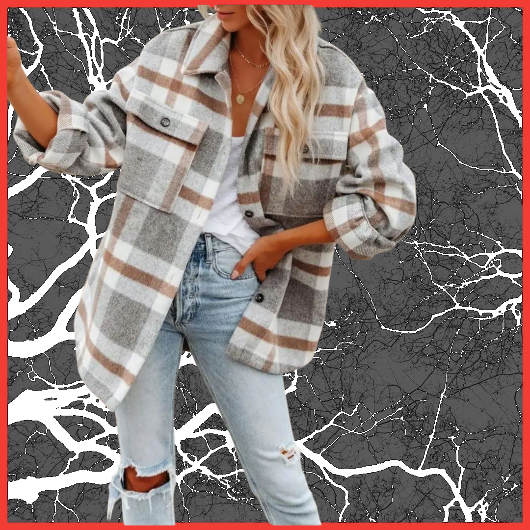 Women's Plaid Button Flannel