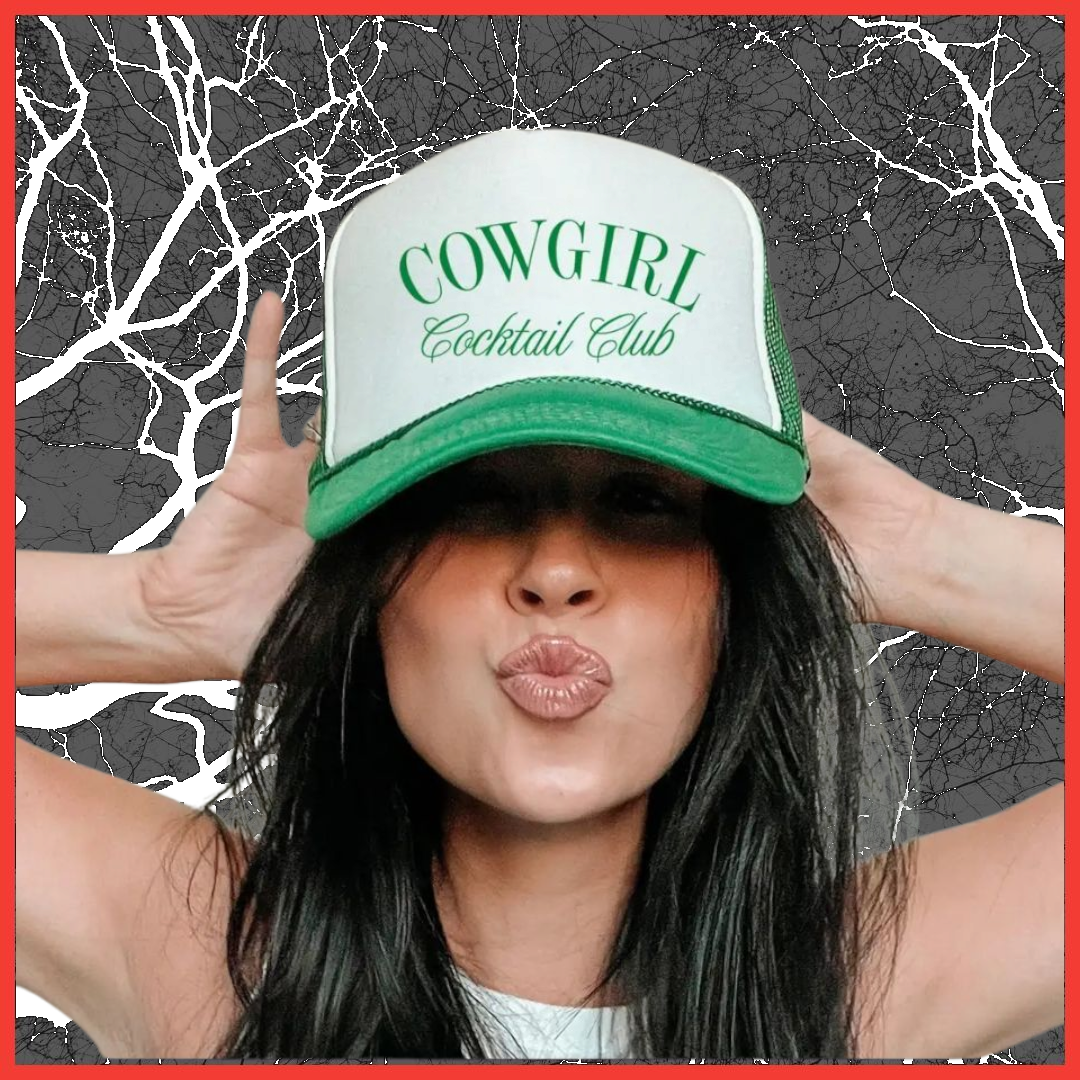 "Cowgirl Cocktail Club" Trucker Hat