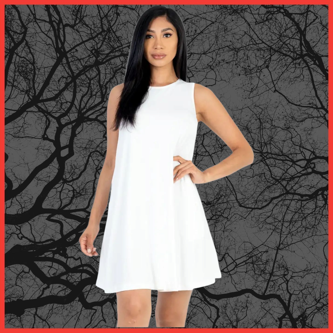 Sleeveless Flare Mini Dress