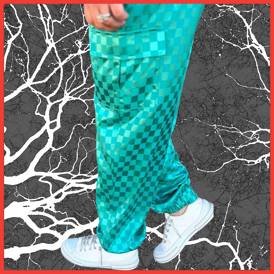 Checkered Moto Joggers