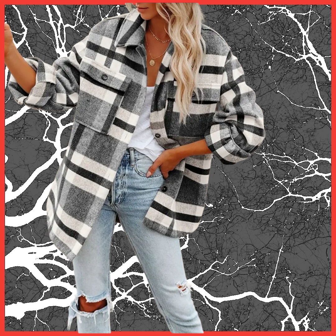 Women's Plaid Button Flannel