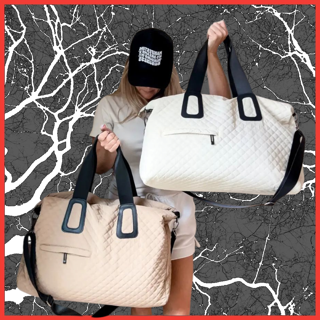 Quilted Weekender Bag