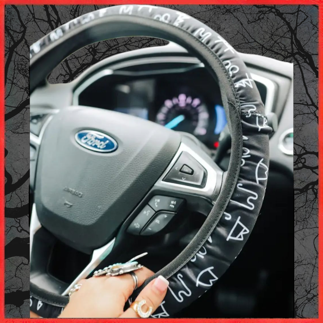 Black-Brand Steering Wheel Cover