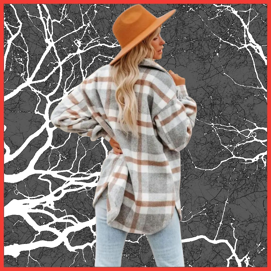 Women's Plaid Button Flannel
