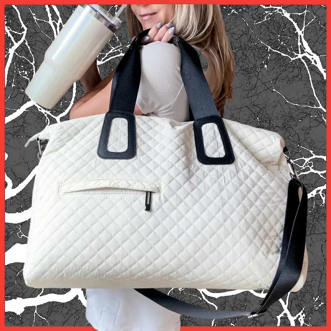 Quilted Weekender Bag