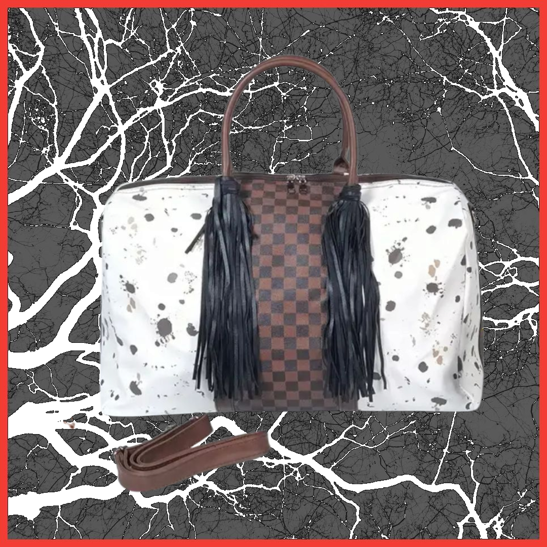 Retro Western Weekender Bag