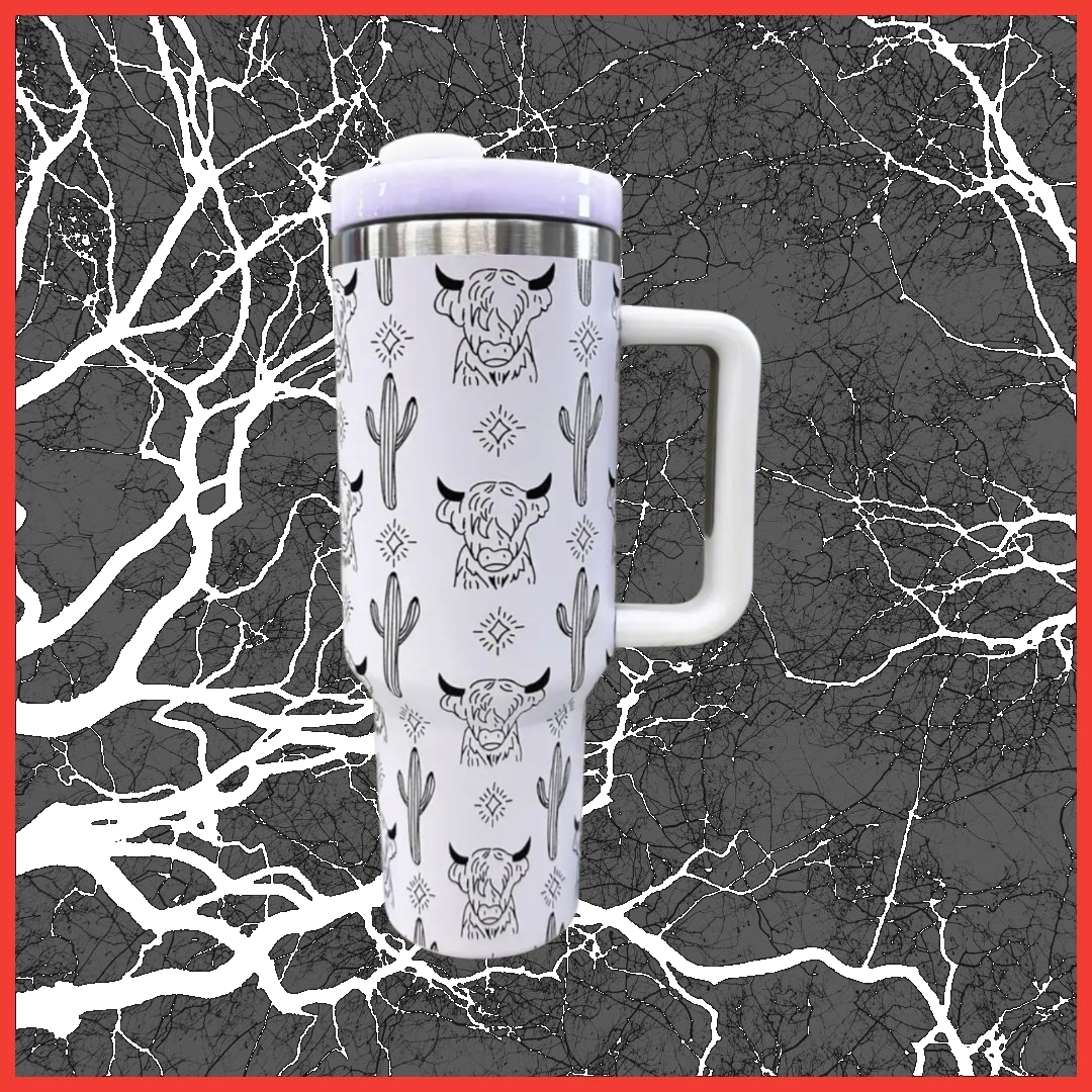 Highland Cow Tumbler 40oz