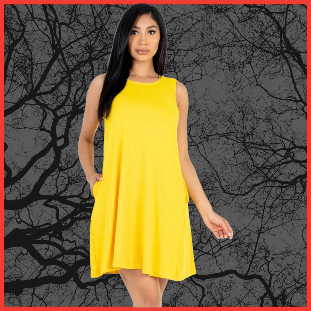 Sleeveless Flare Mini Dress