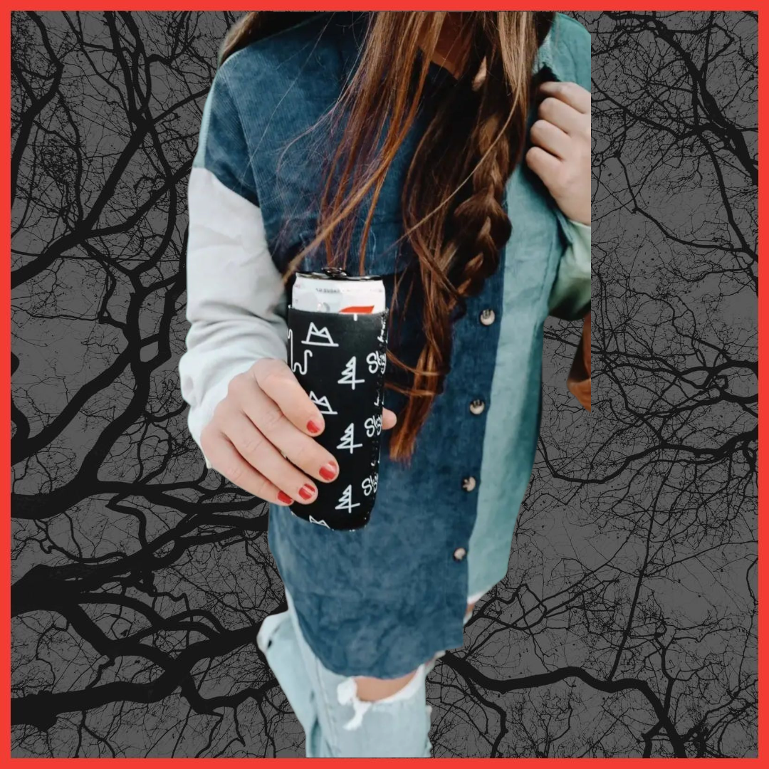 Black Brand Tall Koozie