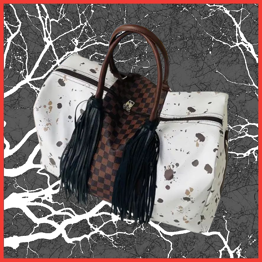 Retro Western Weekender Bag