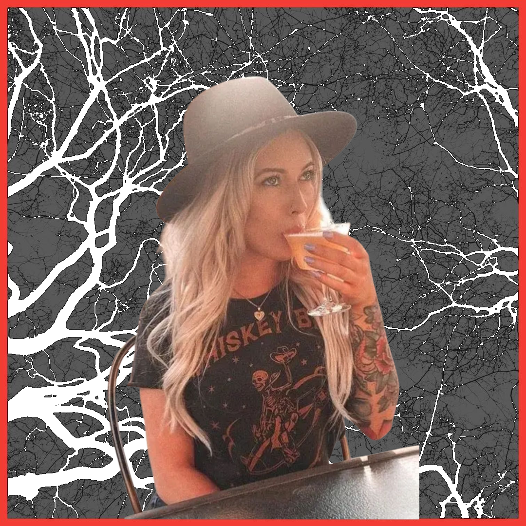 "Whiskey Bent & Hellbound" Cropped T-Shirt
