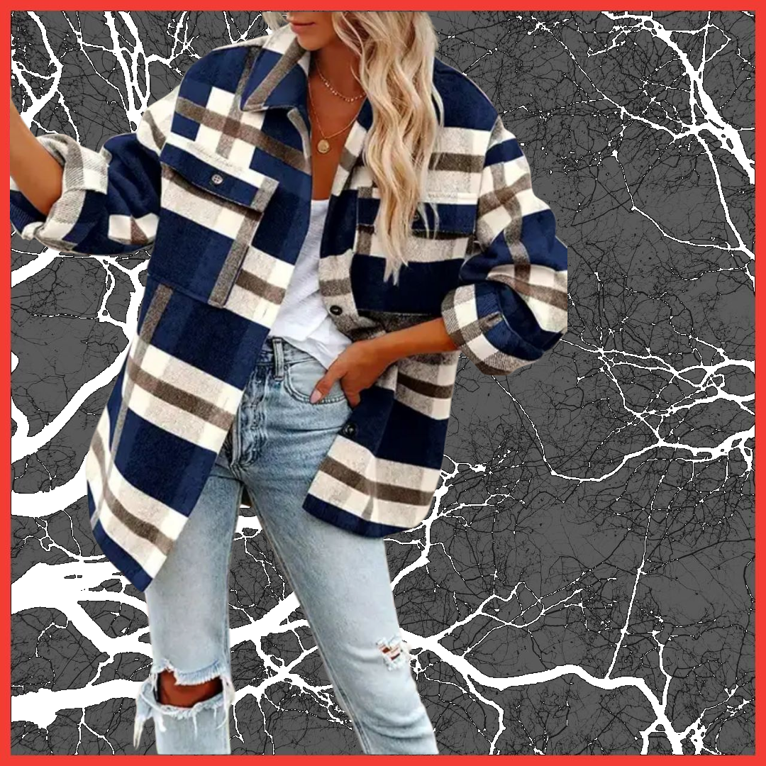 Women's Plaid Button Flannel