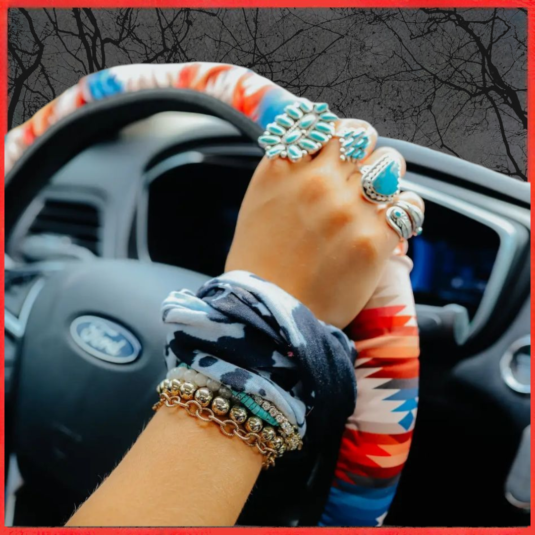 Aztec Steering Wheel Cover