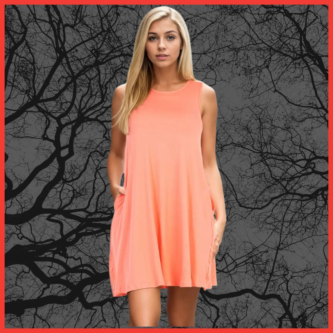 Sleeveless Flare Mini Dress